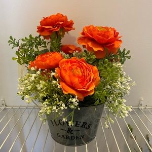 Orange Ranunculus Floral Arrangement